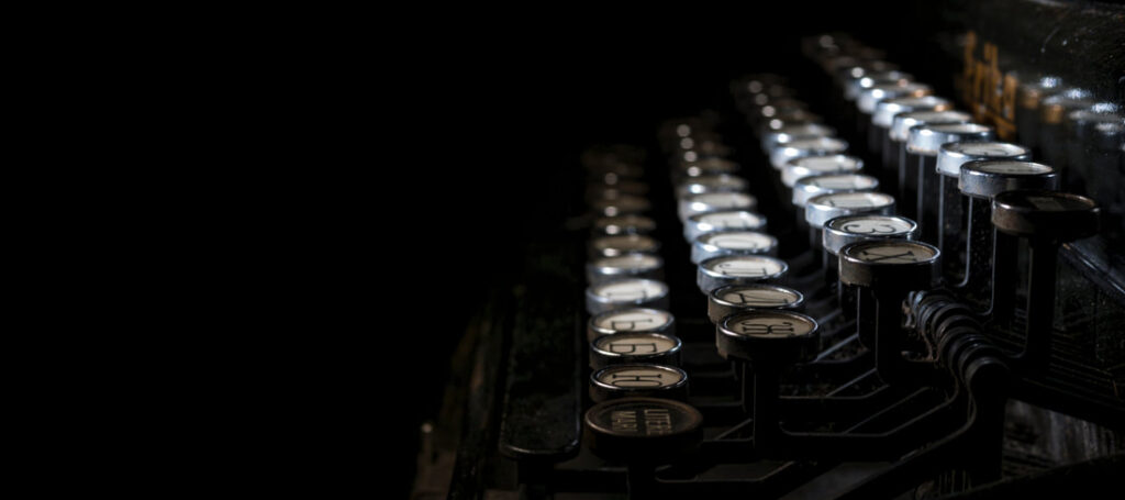 ominous typewriter