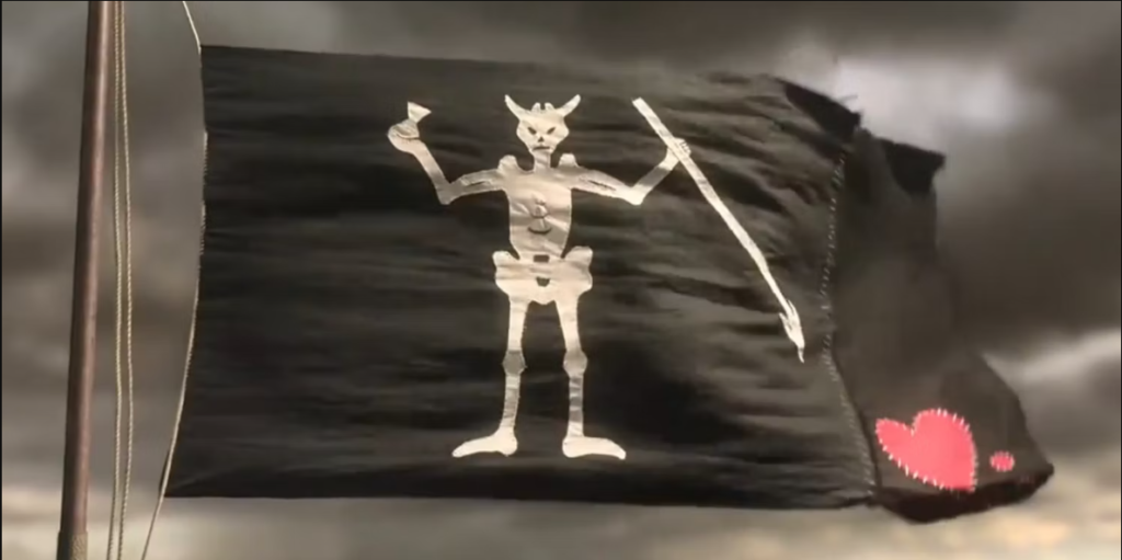 Our Flag Means Death Season 1 - Blackbeard's new flag