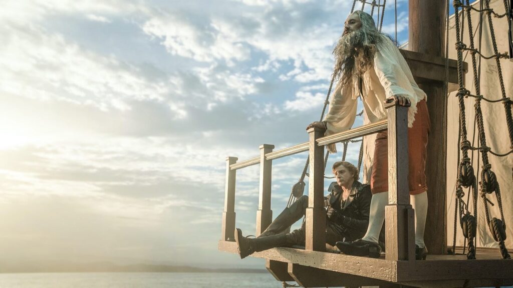 Our Flag Means Death Season 1 - Ed and Stede in the crow's nest, episode 4