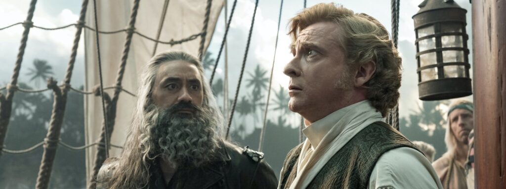 Ed Teach looks longingly at Stede Bonnet in Our Flag Means Death