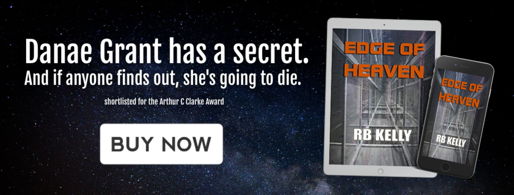 Advert for Edge of Heaven by RB Kelly