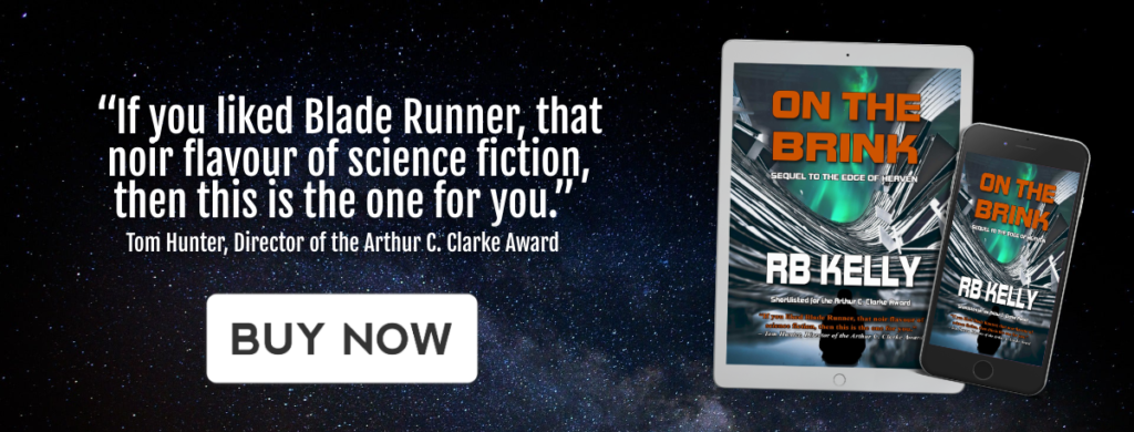 ad for On the Brink by RB Kelly