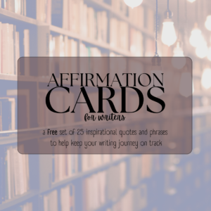 affirmation cards for writers