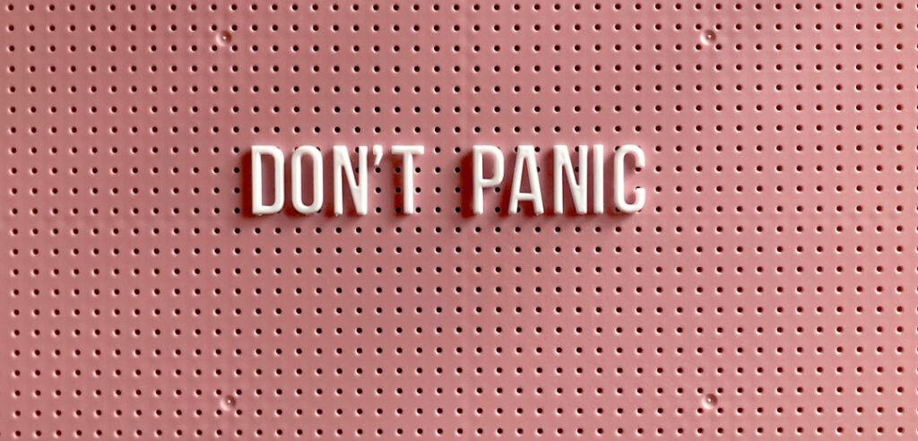 don't panic - pink on pink
