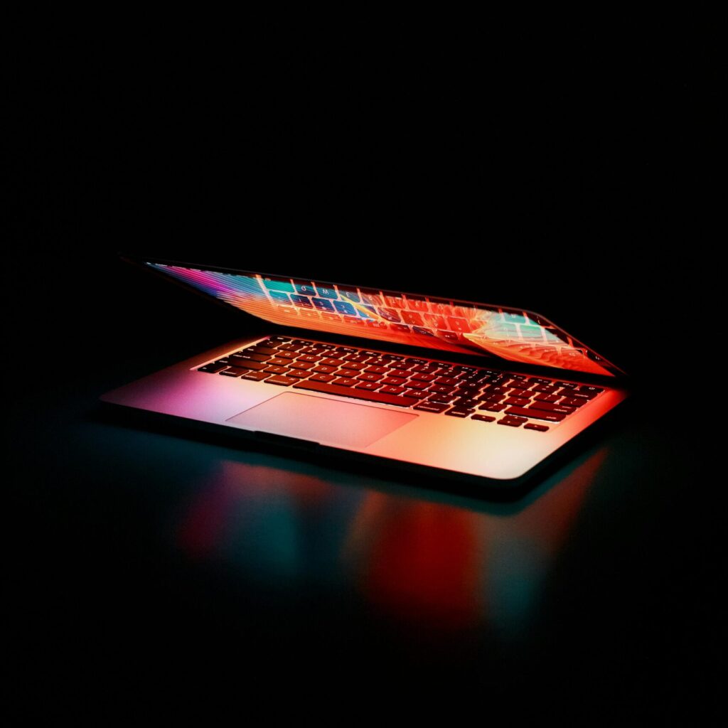 rainbow laptop