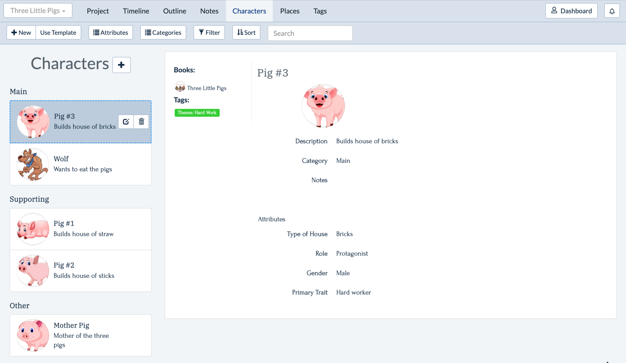 plottr, features, character, writing tool