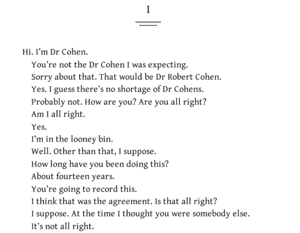 excerpt from Cormac McCarthy Stella Maris